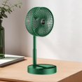 thumbnail image 1 of Ventilador plegable, ventilador de escritorio, portátil, silencioso, 3 velocidades, ventilador de pie alimentado por USB, miniventilador de mano para verde, 1 of 8