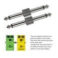 thumbnail image 3 of Rayzm Conector De Parche Para Pedal De Guitarra, 6,35 Mm (1/4"), Acoplador De Pedal A Pedal, Adaptador De Enchufe Macho A Macho Para Pedalera De Guitarra En Lugar De Cable De Conexión, Paquete De 4 (2, 3 of 5