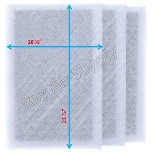 

RayAir Supply 18x24 MicroPower Guard Air Cleaner Replacement Filter Pads (3 Pack)