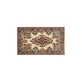 thumbnail image 2 of 2 Piece Bohemian Brown Floral Carpet Rug Kitchen Rug Set, Decor Kitchen Rugs, Absorbent Non-Slip Washable Floor Mats, Home Indoor Runner Rugs 17"x47"+17"x30", 2 of 7
