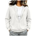 thumbnail image 3 of cocolona Womens Zipper Cardigan Sweater Trendy Crew Neck Long Sleeve Casual Sweater Knit Warm Fall Winter Cardigan, 3 of 6