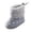 Gray, variant on Baby Boys Girls Warm Winter Boots Soft Sole Anti-Slip Newborn Infant Prewalker Toddler Snow Boots