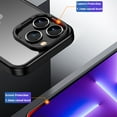 thumbnail image 6 of Designed for iPhone 14 Pro Case, Clear Hard PC Back Cover Shockproof Protective Slim Bumper Case for iPhone 14 Pro 6.1"(2022 Release), 6 of 10