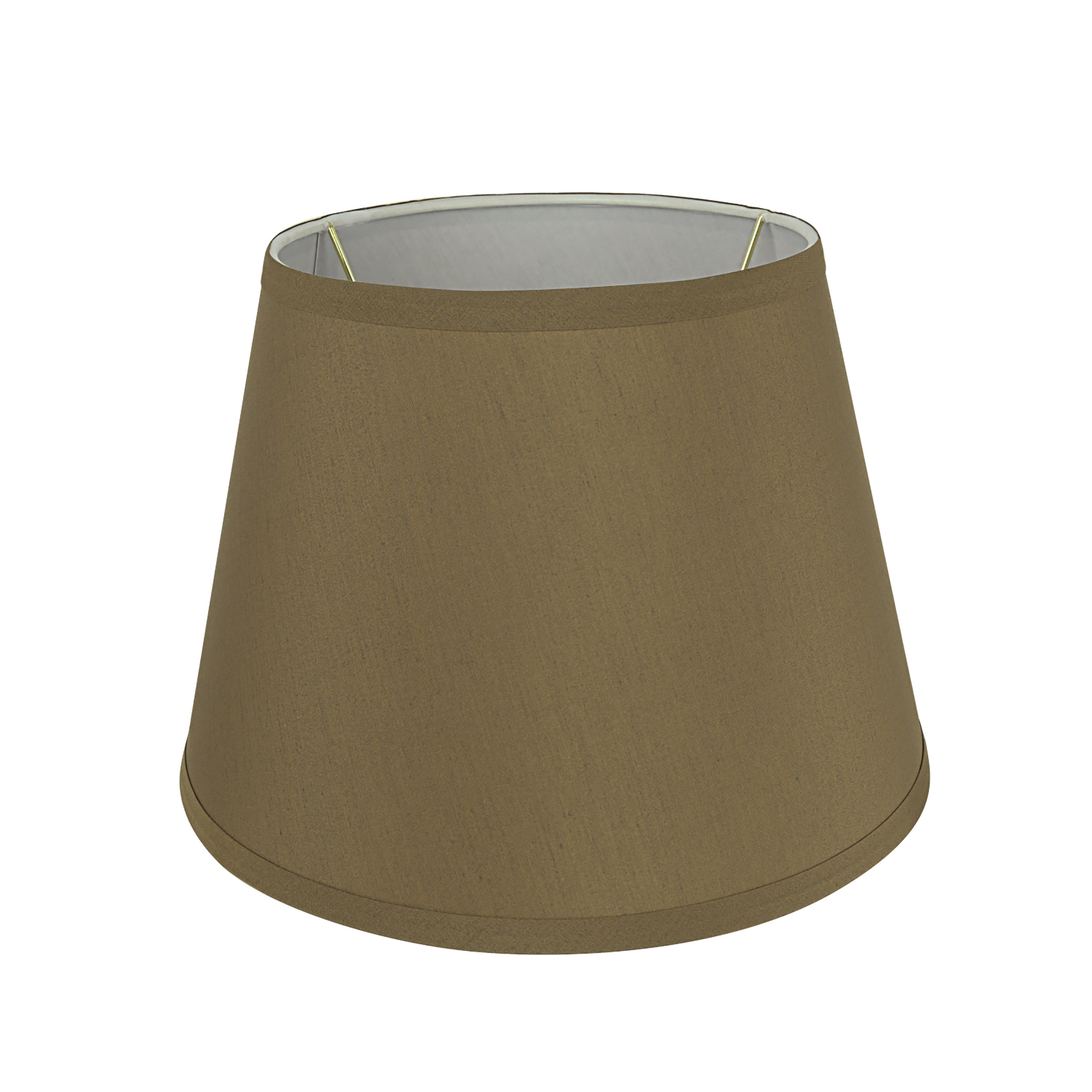 Aspen Creative 58936 Transitional Hardback Empire Shape UNO Construction Lamp Shade in Sand Brown, 12" Wide (8" x 12" x 8-1/2")