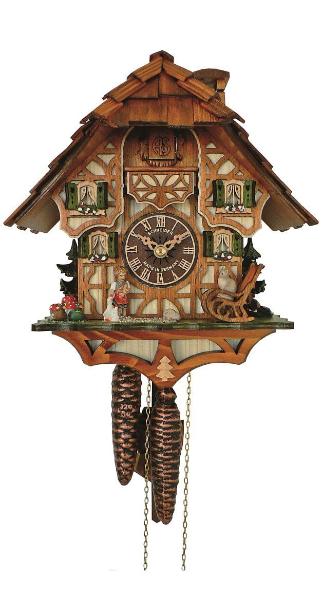 Anton Schneider Cuckoo Clock Little Black Forest House - Walmart.com