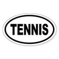 thumbnail image 1 of CafePress - Basic Tennis Oval Sticker - Sticker (Oval), 1 of 1