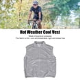 thumbnail image 4 of Air Conditioned Clothes, 3 Gear Adjustable Polyester Cooling Fan Vest  For Fishing, 4 of 8