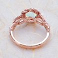 thumbnail image 3 of Rare Beautiful Fire Opal Diamond Engagement Rings, 3 of 4