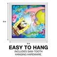 thumbnail image 5 of Silver Buffalo Spongebob SquarePants and Patrick Hand Hold Gel Coat 6" x 6" Framed MDF Modern Wall Art, 5 of 6