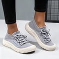 thumbnail image 4 of Willtoo Womens Sneakers Breathable Mesh Slip-On Knit Walking Shoes Lightweight Thick Sole Casual Running Shoes Comfortable Lace-Up Athletic Trainers, 4 of 4