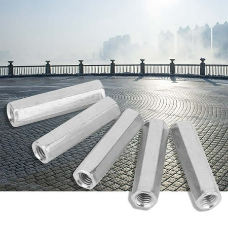 

CNMF Standoff Hex Nut 5pcs M8 * 50 Long Rod Nut Hex Hexagonal Sleeve Nut Standoff Threaded Fasteners