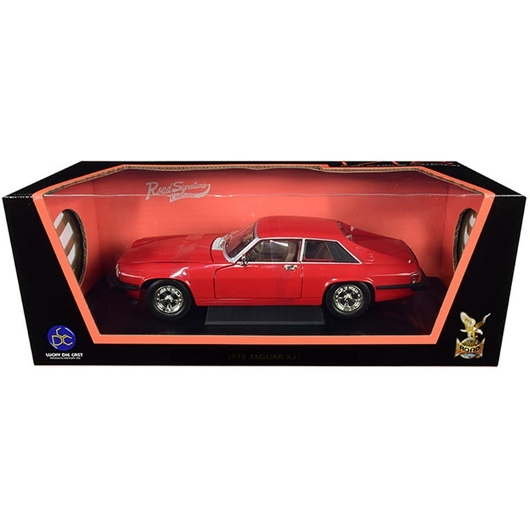 Road Signature 92658r 1975 Jaguar XJS Coupe Red 1 by 18 Diecast