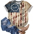 thumbnail image 7 of Leey-World 250 Years of Freedom 1776 2026 July 4th 250th Birthday T-Shirt 250th Anniversary Usa Shirt V Neck(Khaki,XL), 7 of 7