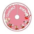 thumbnail image 2 of Adornos de falda de árbol de Navidad, base de decoración, suministros de bricolaje, alfombra de árbol Estilo F, 2 of 9