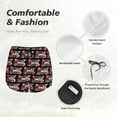 thumbnail image 4 of Yiaed Fire and Rescue Truck Print Women's Running Shorts with Liner 3 Zipper Pockets Elastic Workout Athletic Gym Yoga Shorts-Small, 4 of 7
