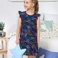 thumbnail image 4 of Vsdgher Mignon Poisson pour Filles Chemises de Nuit Manches Courtes à Volants Robe de Nuit Pyjama pour Fête Pyjama-Moyen, 4 of 6