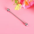 thumbnail image 4 of Gymnture Stainless Steel Industrial Barbell Earrings Men Helix Cartilage Tragus Earring, 4 of 10