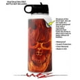thumbnail image 2 of Skin Wrap Decal compatible with Hydro Flask Wide Mouth Bottle 32oz Flaming Fire Skull Orange (BOTTLE NOT INCLUDED), 2 of 3