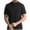 Black, variant on WREESH Men's Basic Short Sleeve Tee Solid Color Top a Versatile Essential for Every Man's Wardrobe Black