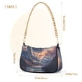thumbnail image 3 of FORMRS Womens Shoulder Bag with Chain Strap Clutch Purse Cute Tote Handbag, Ethereal Mountain, 3 of 7