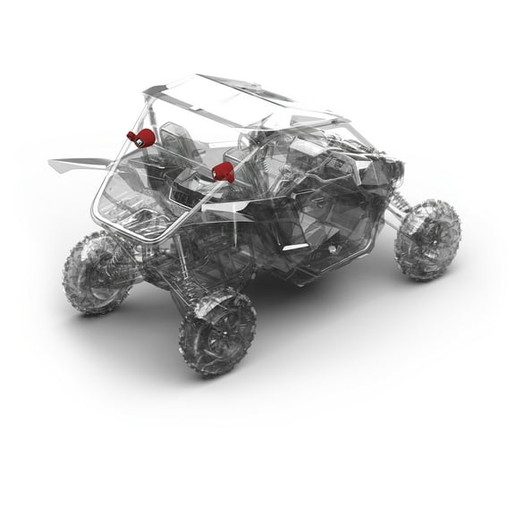 Rockford Fosgate MOTO-REAR2 Add-on Rear Speaker Kit for use with YXZ-STAGE2 and YXZ-STAGE3 Kits