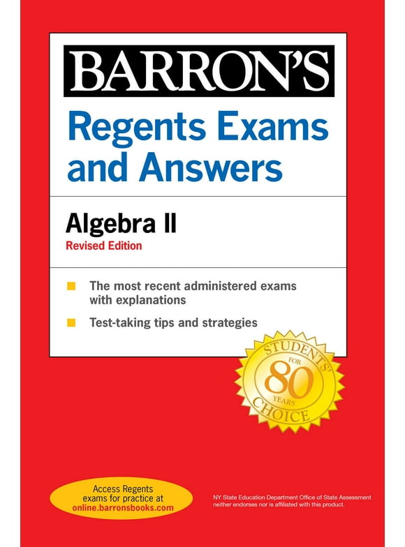 Barron's Regents NY: Regents Exams and Answers: Algebra II Revised Edition (Paperback)
