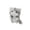 A001- Style A, variant on Colorful Cat Plush Keychain Stuffed Animal Charm Soft Fluffy 4 Inch Kitty Hanging Accessory for Backpack Purse Car Keys Grey and Ginger 1 Pack