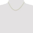 thumbnail image 2 of 10k .7 mm Carded Cable Rope Chain in 10k Yellow Gold, 2 of 3