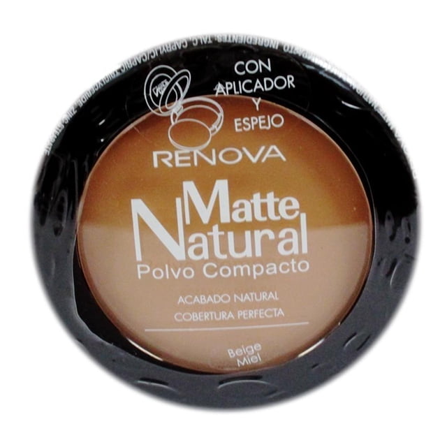 Polvo compacto Renova Matte Natural beige miel 10.5 g