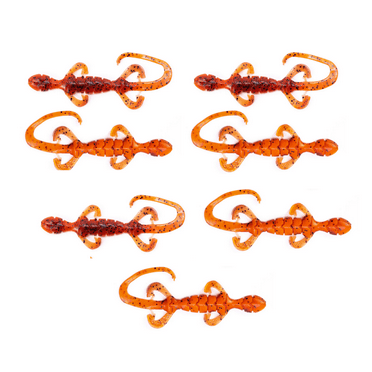 Googan Baits Slizzard GSL_FLM  7 , 7 Pack. Flamin Hot