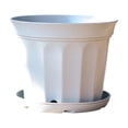 thumbnail image 2 of AUNVITO Vintage Ceramic Planter 6 x 6 Inch, Breathable Pot for Plants, Home Decor, with Drainage Hole, for Indoor and Outdoor Use, Rustic Style, 2 of 6