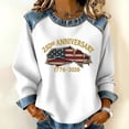 thumbnail image 2 of Usa 250th Anniversary Womens Hoodies Patriotic American Flag 250 Anniversary Usa Shirt American 1776-2026 250th Birthday Womens Classic Fit Trendy Fall Fashion, 2 of 4