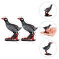 thumbnail image 4 of 2pcs Corncrake Sculpture Simulation Corncrake Figurine Desktop Animal Decoration, 4 of 9