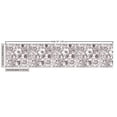 thumbnail image 3 of Ambesonne Botanical Fabric by the Yard Upholstery, Vintage Sketch Flowers, 10 Yards, Dark Maroon White, 3 of 5