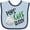 Blue and Navy, variant on Inktastic Pops' Golf Buddy with Golf Ball Boys or Girls Baby Bib