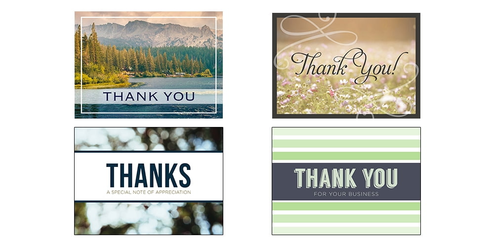 CEO Cards Thank You Business Greeting Card Assorted Box Set of 25 Cards ...