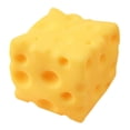 thumbnail image 4 of Cheese Squish Juguete de Relajación Sensorial Fidget Bloque de Queso Divertido Portátil en Goma Suave Creativo Resistente Adecuado para Niños y Niñas, 4 of 9