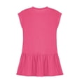 thumbnail image 4 of Niña Vestido de Primavera Estiramiento Suave Cómodo Casual Vestidos Sueltos para 5-14 Años Vestido de Verano de Manga Corta, 4 of 8