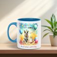 thumbnail image 3 of Happy Birthday to Australian Cattle Dog Kitten Party Balloons Cake 11oz Accent Two-tone Mug Heeler Lover Gifts Coffee Tea Cup - 00027, 3 of 5