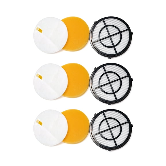Nispira 16881 16871 HEPA Pet Hair Filter for Bissell Upright Vacuum Cleaner Model 1650 Series, 1650A, 1608861, 1608860, 1650C, 16507, 16502, 1650W, 1650R, 1650P, 16508 3 Pack
