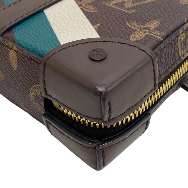 Pre-Owned LOUIS VUITTON M81246 Soft Trunk Wallet Monogram Shoulder 
