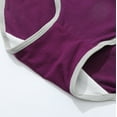 thumbnail image 4 of Nexjvus Sexy Womens Underwear Plus Size Solid Color Traceless Knick High Waist Underwear Size S-3XL 4 Pack, 4 of 9