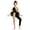 Yellow, variant on Girls Sequins Jazz Dance Unitard One Leg Bodysuit Sleeveless Mesh Skirt Leotard Gymnastics Dancewear White 16