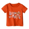thumbnail image 4 of Girls T Shirts Kid Girls Easter Cute Graphic Round Neck Short Sleeve Tee Summer Casual T Shirt Toddler T Shirts Orange 10 Years-11 Years, 4 of 4