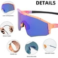 thumbnail image 4 of ROCKBROS Polarized Cycling Sunglasses Men and Women Lightweight Sport Glasses TR90 Frame UV400 Golf Fishing Sunglasses, 4 of 6