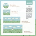thumbnail image 1 of Alfombrilla de ratón antideslizante con diseño de pradera verde, tapete de mesa con hermoso paisaje, personaje de dibujos animados, chica creativa, campo de flores, 80x30cm LIUWENJING unisex, 1 of 2