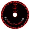 thumbnail image 2 of Taotanxi Christmas Tree Skirt 122Cm Soft Faux Fur Tree Skirt Plush Christmas Decoration Colorful Decoration Christmas Tree Skirt Christmas Decoration Indoor Holiday Party Decoration, 2 of 6