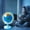 Blue, variant on Pink Pink Light Up Educational World Globe For Kids Rotating Teaching Science Toy For Children
