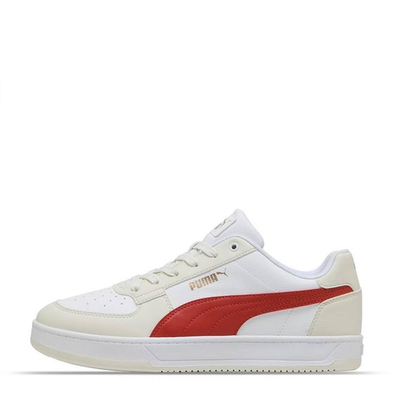 Men's Puma Caven 2.0 White-Red Fire-Vapor Gray (392290 51) - 11