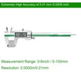 thumbnail image 3 of Pinza Vernier digital HDLNKAK de 150 mm/6 pulgadas, acero inoxidable, 3 of 7
